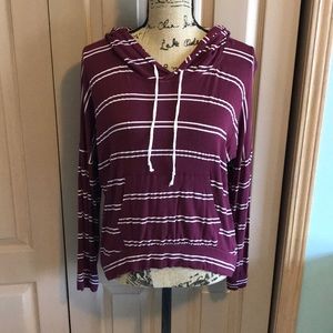 American Eagle Knit Top Hoodie